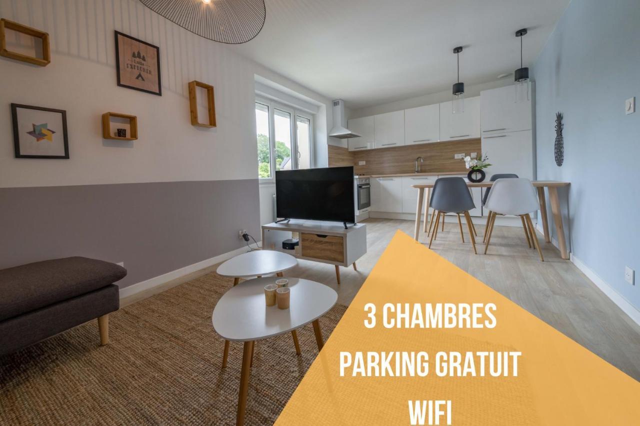 ברסט Appartement 3 Chambres - Parking - Wifi - Buanderie - Jardin מראה חיצוני תמונה